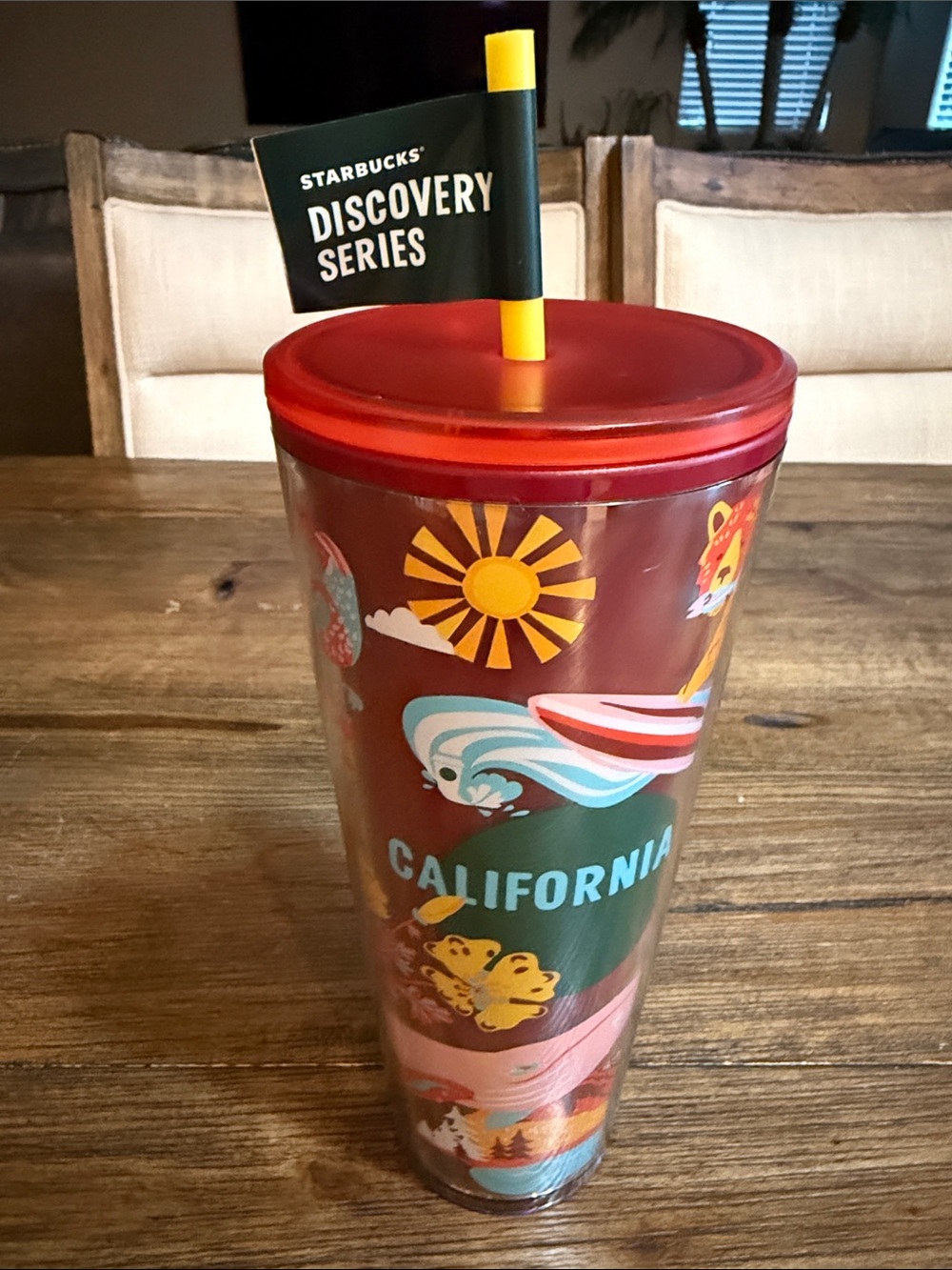 Starbucks Discovery Series California plastic tumbler, new with tags